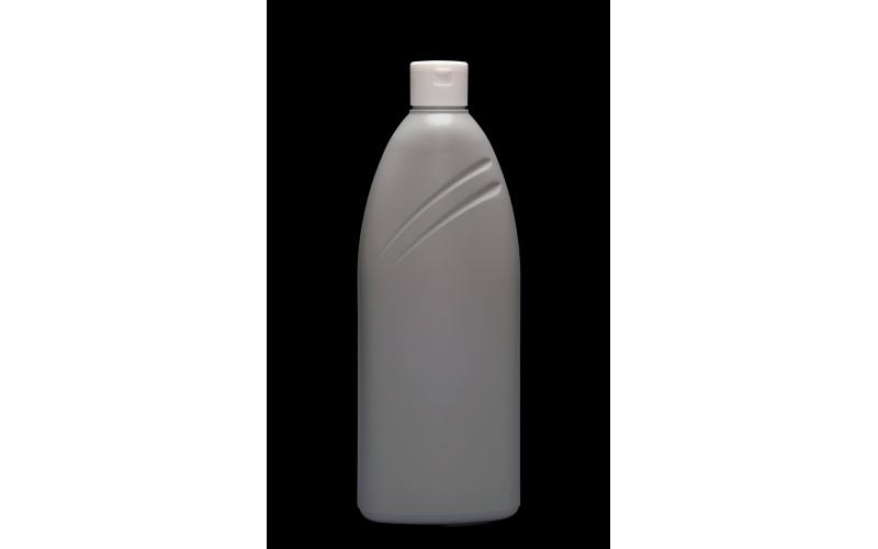 Butelka owalna 750 ml rHDPE